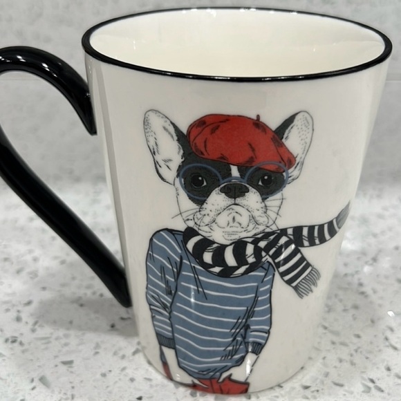 Signature Housewares Incorporated Hipster Animal Boston Terrier Coffee Mug Cup - Picture 5 of 14